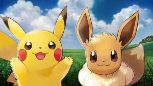 Pikachu e Eevee - Pokémon Let's Go