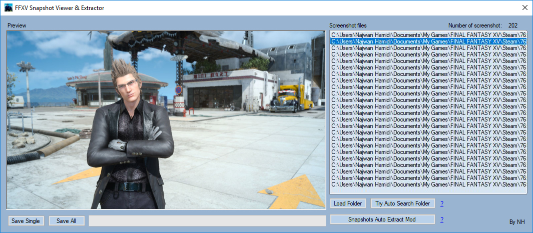 final fantasy xv snapshot viewer 1